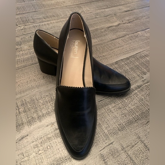 Lauren Blakwell Gwen Pump Black Chunky Heel, 8.5, NWOT, Dress Shoe - Picture 6 of 12